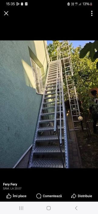 Vând scari zincate exterioare și interioare galvanizate cel mai bun pr