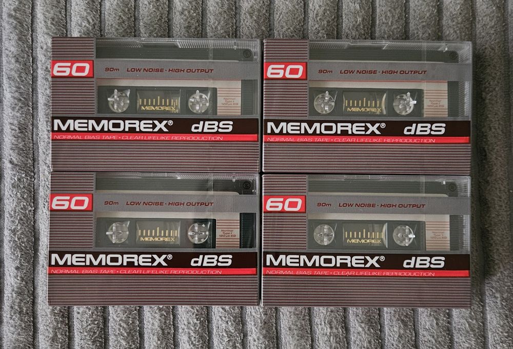 4 Casete Audio Memorex Noi Sigilate