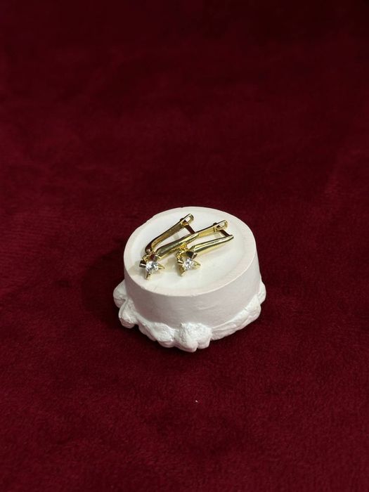 Золотые серьги/BariBarShop/0•0•24