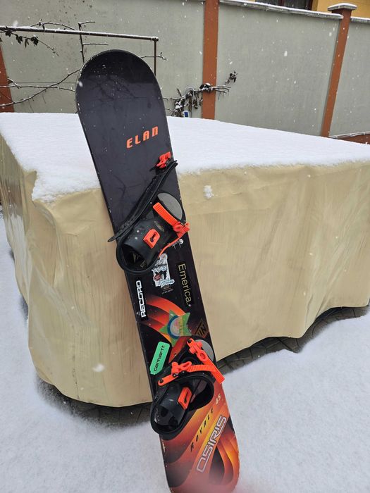 Placa snowboard cu legatura