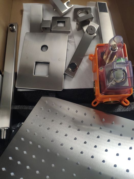 Комплект Душ за вграждане топ качество Nickel,CHROME,BLACK