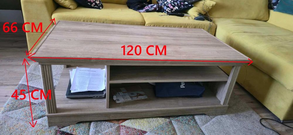 ХОЛНА МАСА ВИЕНА 120/67/45 СМ -  Дъб