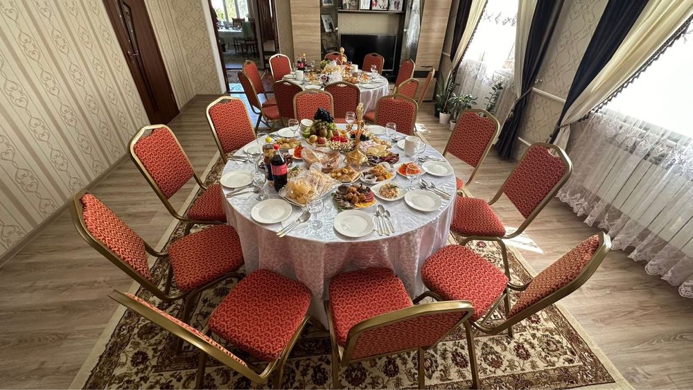 Стол - стулья , прокат посуды, казан-ошак, гуп