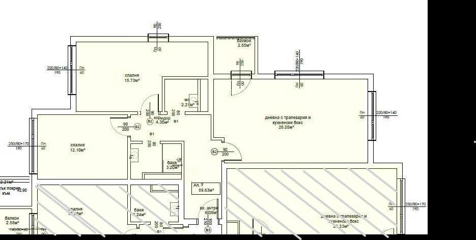 Продава се Тристаен апартамент в София, Овча купел 2 - 102 кв.м за 1853 €/кв.м - Снимка #7