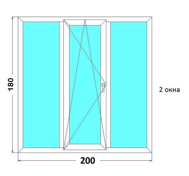 пластиковое окно б/у