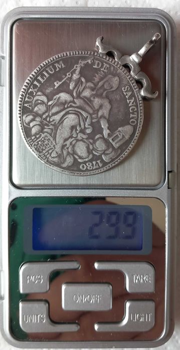 Medalion rar de colectie din argint 29,9g Vatican 1780