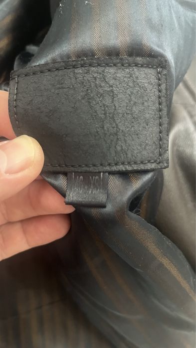 Куртка кожаная S