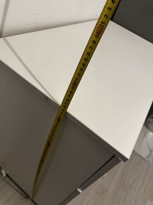 Комод белый на колесиках