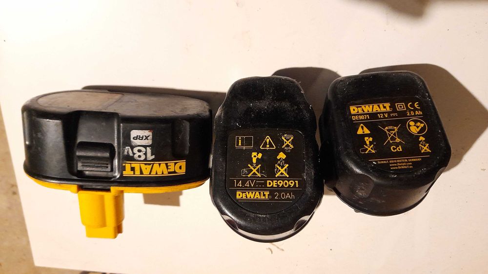 acumulatorii dewalt 18v-14,4v-12v