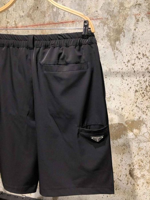 Pantamoni scurti fluid bermuda shorts Prada