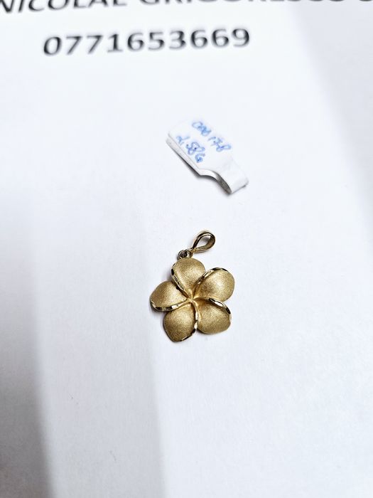 Vand pandantiv din aur 14 k 2.58 g cod 178