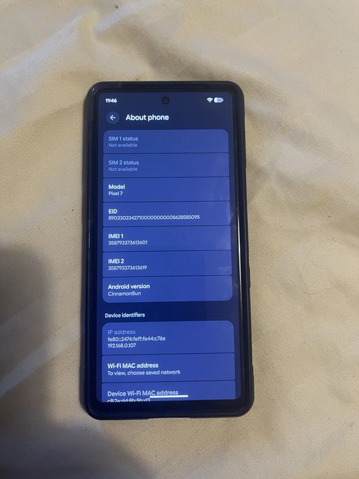 Google Pixel 7, 128GB, Perfect Funcțional (Defect estetic spate)