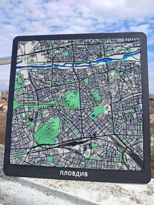 ПЛОВДИВ на длан! 3D Декоративен макет на Тепетата