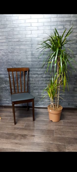 Стул черный/коричневый