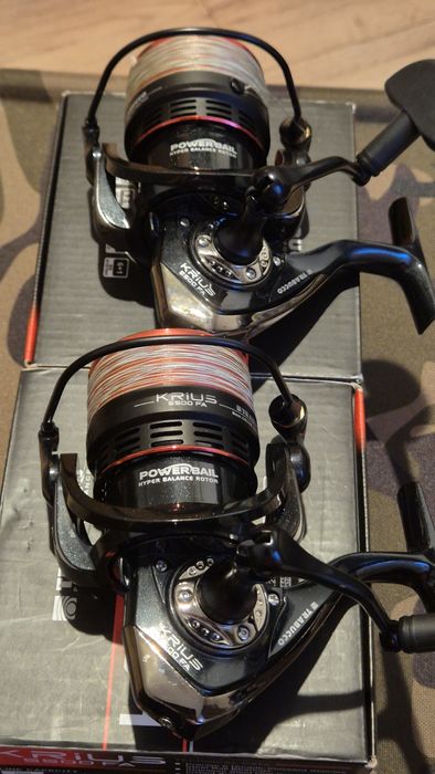 Vând 2 buc. Mulinete Trabucco Krius 5500FA