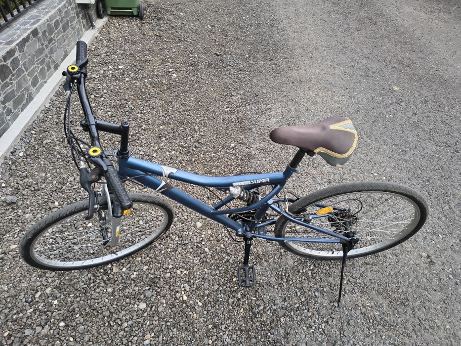 Bicicleta DHS de 26' suspensie fata / spate 21 viteze