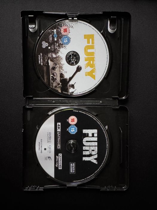 Fury 4K blu ray