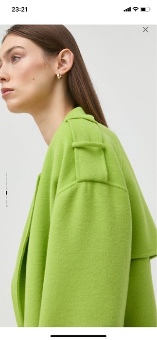 Вълнено палто Patrizia Pepe ,кашмирен пуровер Rotate