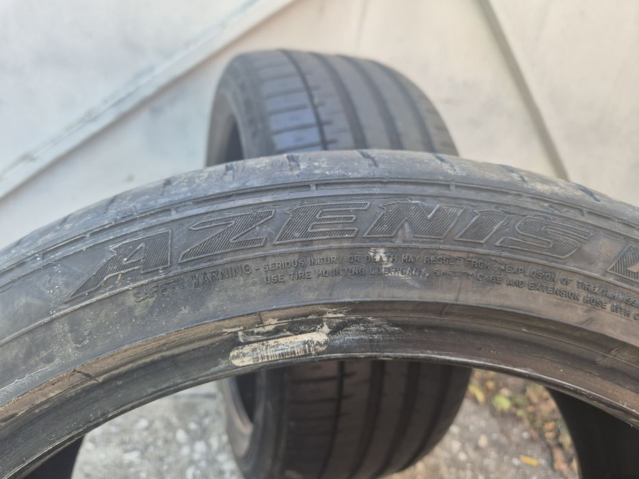 2бр летни гуми Фалкен/ 245-40-19/2018г/5мм грайфер/ Ръмфлат/ с борд/