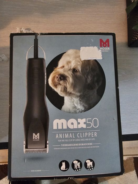 Masina de tuns caini noi in cutie