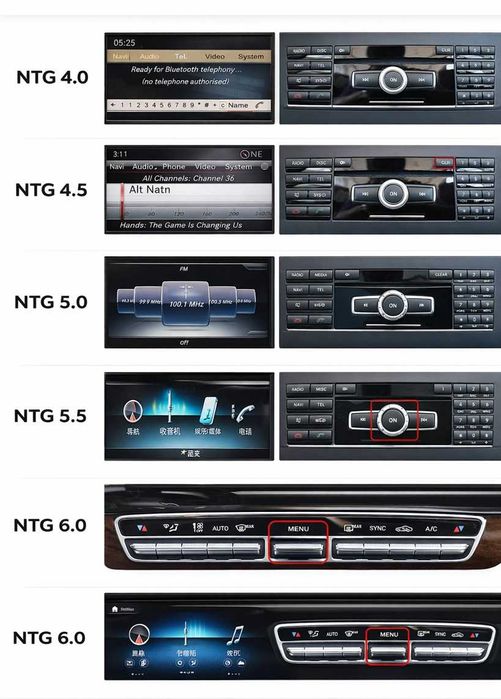 MERCEDES NTG 5.0 14-19г безжичен Carplay Android Auto модул MMI BOX