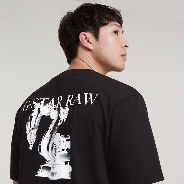 Оригинална тениска G-Star Raw Industry S M L XL XXL мъжка oversize