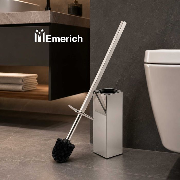 Ершик для унитаза с металлической ручкой Emerich A110