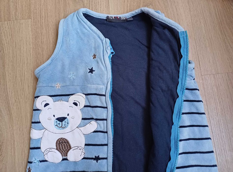 Памучно плюшено зимно чувалче за момче–  72см