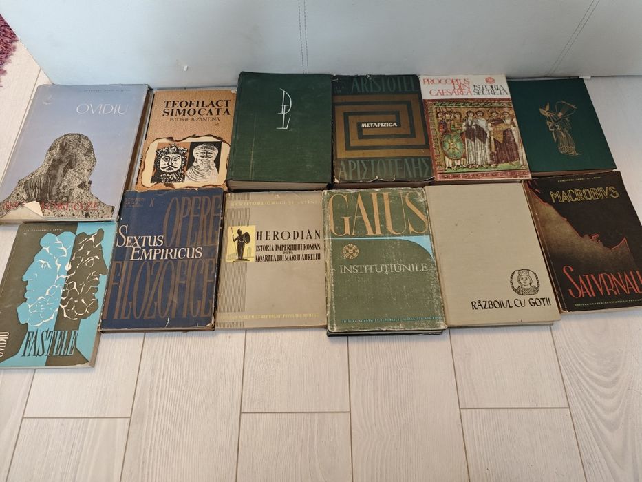 Set Academia Romana, Gaius,Diogene,Procopius,Aristotel,Ovidiu, 12 vol