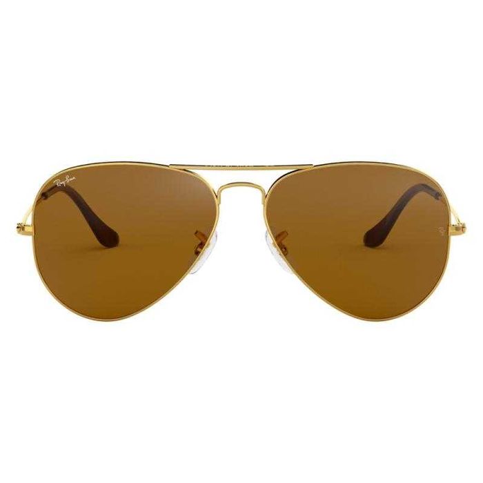 Ochelari de soare unisex Ray-Ban RB3025 001/33 58 AVIATOR LARGE METAL