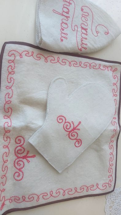 Банный набор из войлока