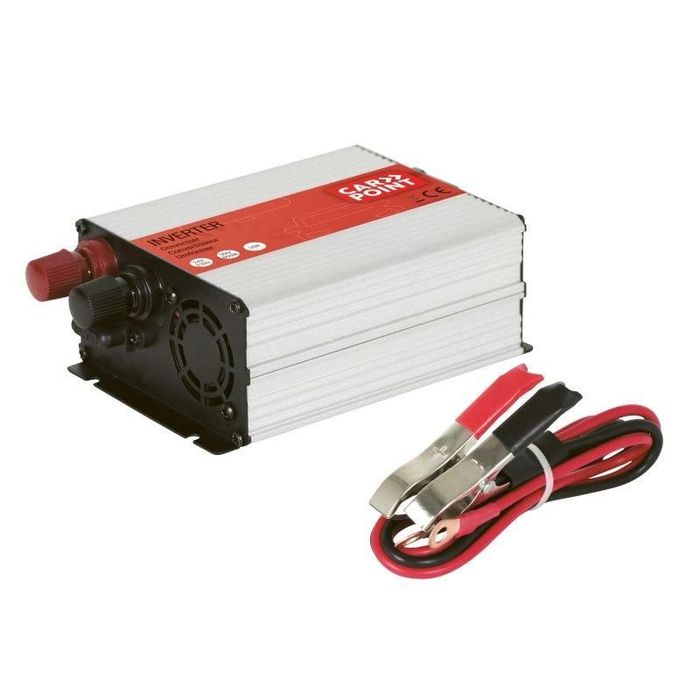 Invertor de tensiune auto Carpoint 24V-230V 300W 50Hz cu protectii la supra-sarcina, scurt-circuit, Port USB
