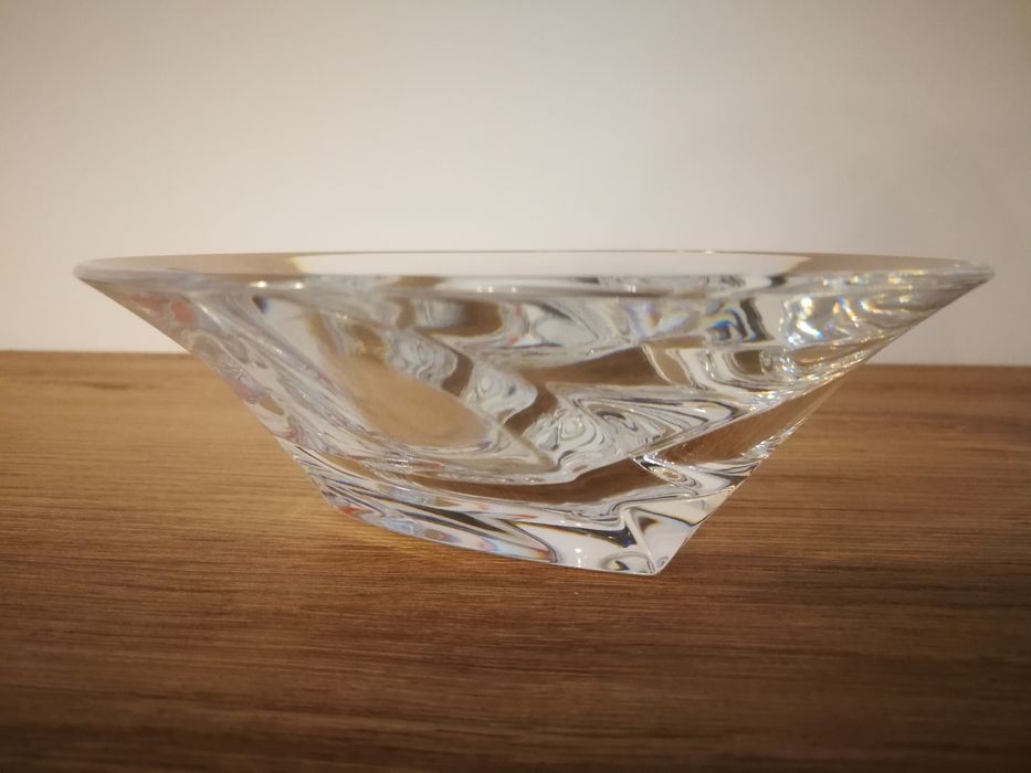 Кристални фруктиера и купичка Bohemia Triangle 28см/16см