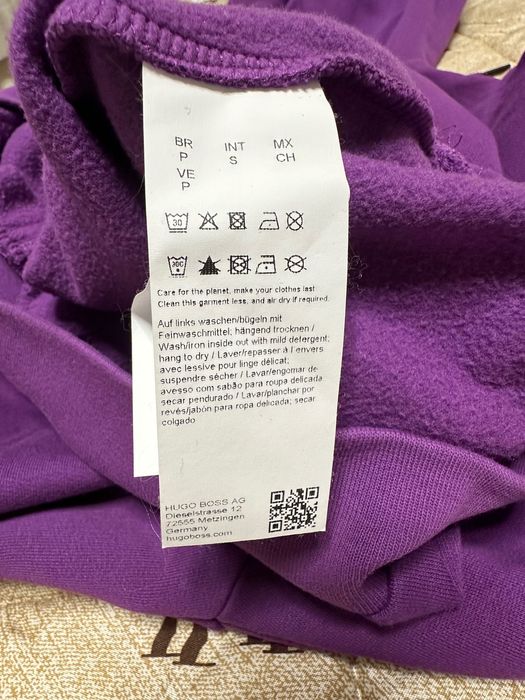 Boss Hoodie лилав цвят