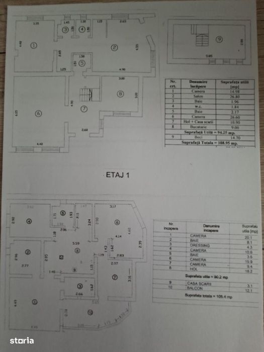2 Propietați invecinate: Vila S+P+1 + Casa parter zona Dacia