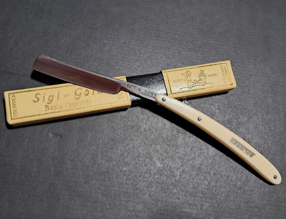 Sigi gold 42 Solingen Старинен Бръснач
