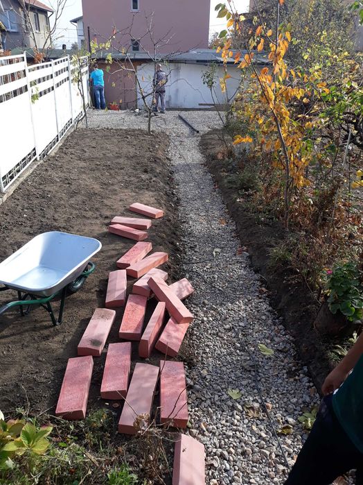 Асфалтиране редене на Тротоарни Плочи Паваж от 20лв на кв.м