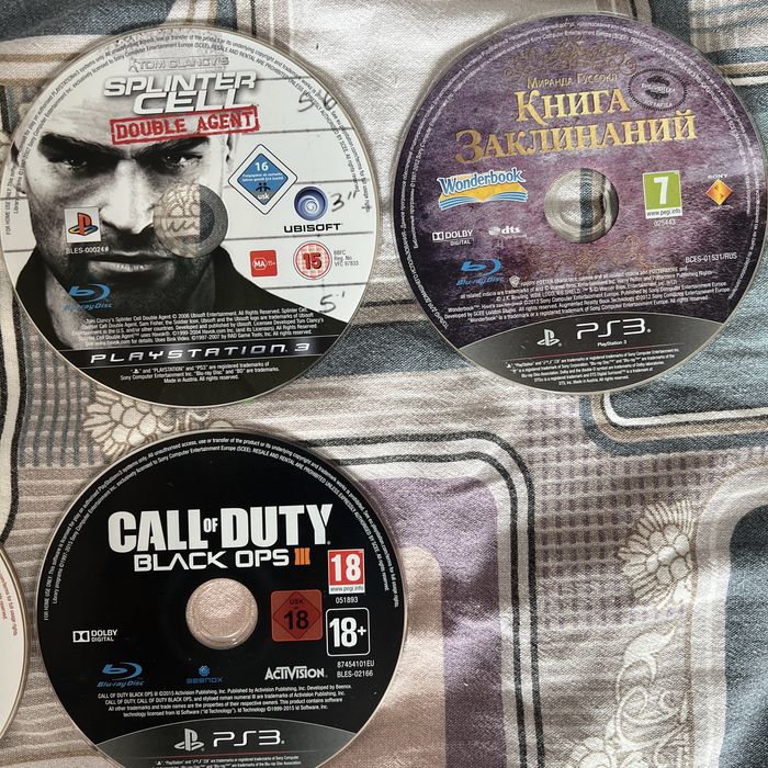 Диски для приставки PS3 Цены в описании