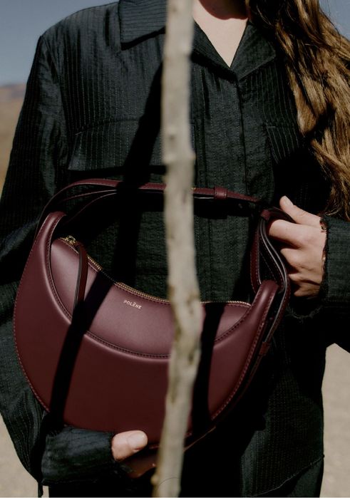 Polene Дамска чанта бордо