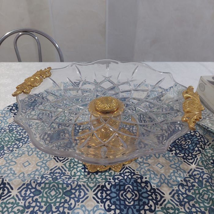 Фруктовница стеклянная