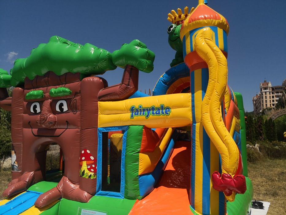 Надуваем батут, надуваема пързалка, надуваем замък под наем