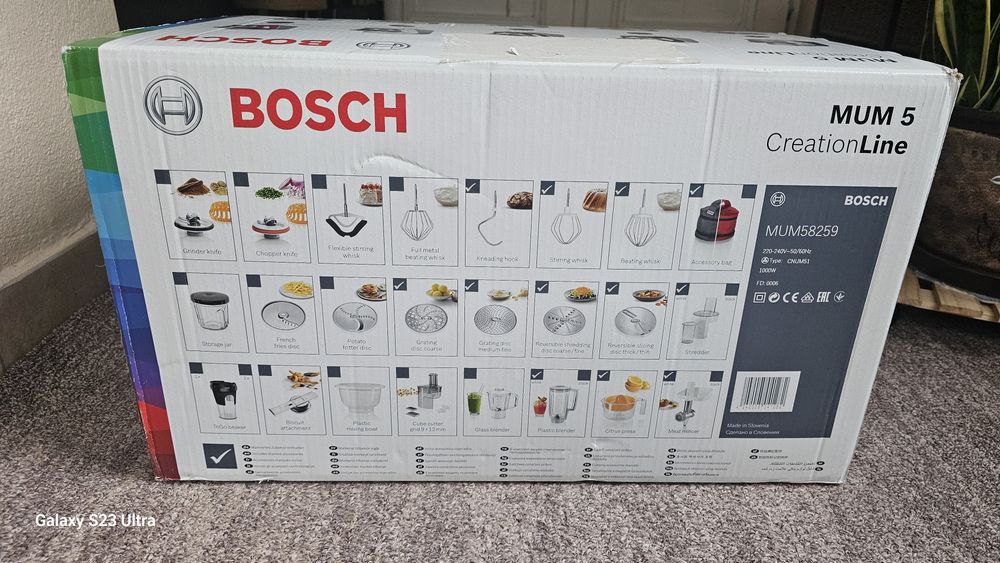 Robot de bucătărie BOSCH Mum 5 CreationLine