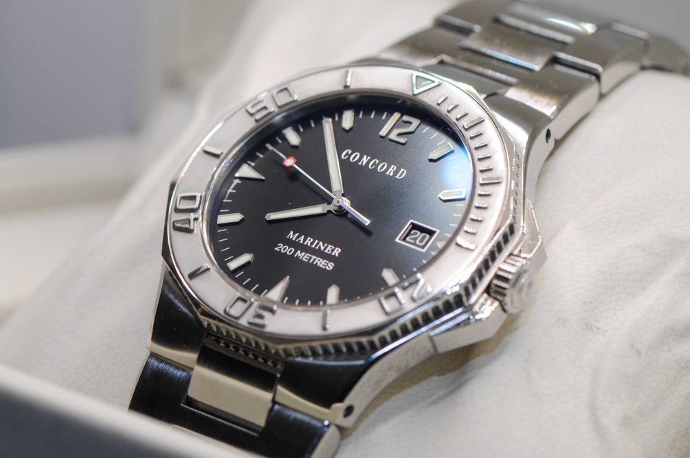 Швейцарски мъжки автоматичен часовник - Concord Mariner Diver 200m