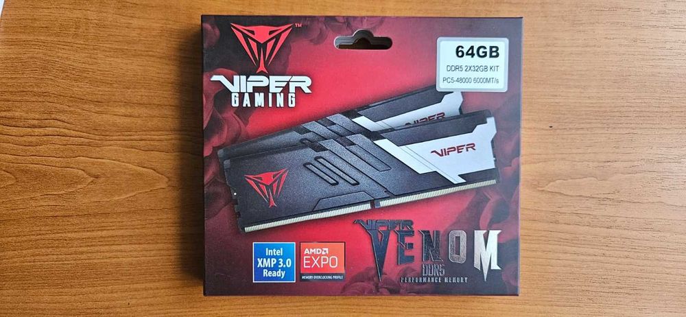 Memorie Patriot Viper Venom 64GB DDR5 6000MHz CL36 – Garanție 99 Luni