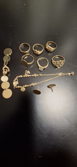 Urgent, Aur de 14 karate, inele, cercei, brățară!