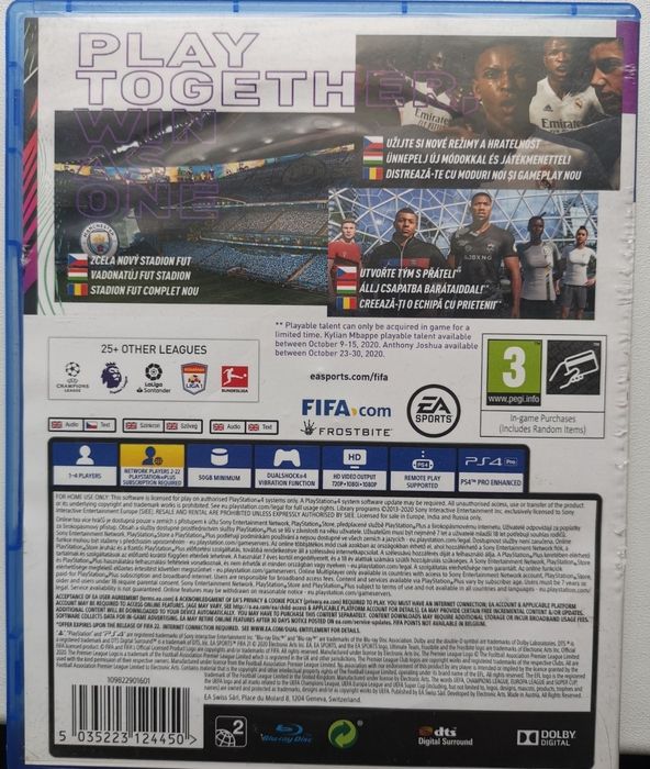 Jocuri PS4 FIFA 21 & Need for Speed payback