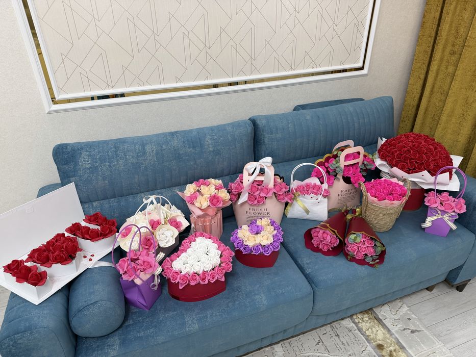 Мыльные розы оригинальные