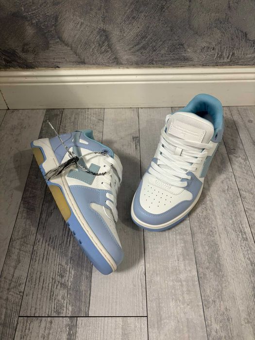 Off-White 'Out Of Office' (OOO) – Albastru/Alb