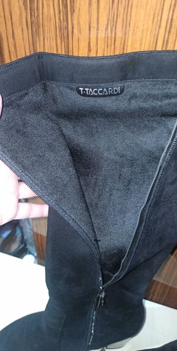 Сапоги замшевые, демисезонные