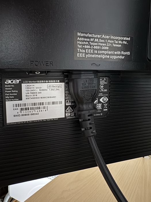 Gaming computer сглобен по поръчка + Acer монитор